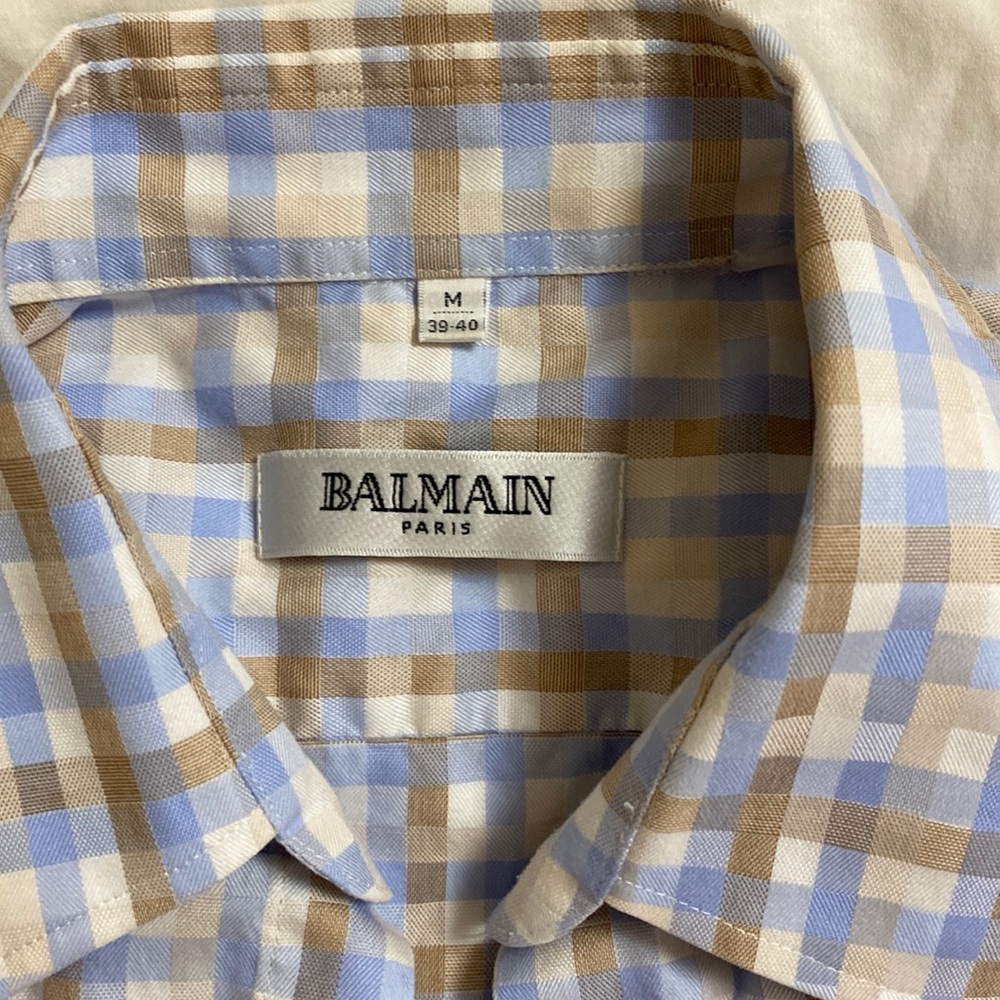 Mens Balmain Button Down - Size M / 39-40